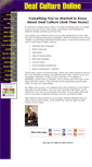 Mobile Screenshot of deaf-culture-online.com