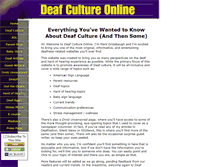 Tablet Screenshot of deaf-culture-online.com